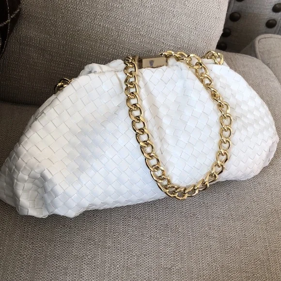 White House Black market woven Cross body bag/clutch - Picture 15 of 15